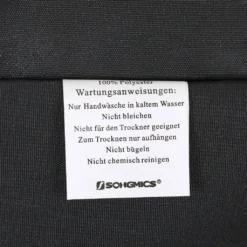 SONGMICS Wäschekorb Mit 3 Abnehmbaren Stofftaschen, 3 X 44 Liter, Wäschesortierer Wäschesammler, Schwarz LSF003B 17 SONGMICS Wäschekorb Mit 3 Abnehmbaren Stofftaschen, 3 X 44 Liter, Wäschesortierer Wäschesammler, Schwarz LSF003B -Smart Kitchen Store 522488e1299b88dffb915649b241a0b0
