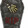 Elite Halloween-Grabstein RIP Mit Knochenhand Grau-gelb-rot 59x35cm -Smart Kitchen Store 522832ebdf2183660053ee077478739c