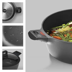 N8WERK Aluguss-Topf-Set In Der Midnight Edition | 8-teilig -Smart Kitchen Store 526bc85f41740ebdc3110da765a7f68c