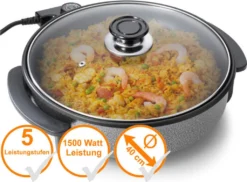 Tristar Multifunktionspfanne PZ-2964 1500 W 40 Cm 34 Tristar Multifunktionspfanne PZ-2964 1500 W 40 Cm -Smart Kitchen Store 542bbe6539068914e9213662ec2355ed