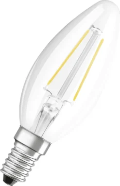 Osram LED Leuchtmittel Superstar Cassic B E14 2,8W Warmweiß, Dimmbar, Klar