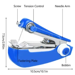 3X Mini-Nähmaschine Elektrische Handnähmaschine Mini Tragbare Reisenähmaschine -Smart Kitchen Store 5447b01ab77cc97471e9ef7bb2a3511d