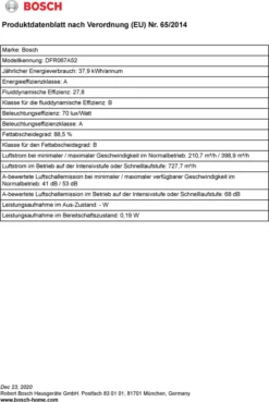 Bosch DFR067A52 Serie | 4 Flachschirmhaube, 60 Cm, Silbermetallic -Smart Kitchen Store 5465810866129ec55a58f74a9e41850e