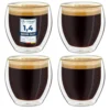 Creano Doppelwandige Espresso-Gläser, 4er-Set 100ml Thermo-Gläser Mit Schwebe-Effekt -Smart Kitchen Store 563d333f65e99bbf19385bfb6854888b