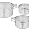TEFAL NORDICA 6-Teiliges Set Mit Stielkasserolle 16cm + Deckel Und Kochtöpfen 20/24cm + Deckel , H852S325 -Smart Kitchen Store 5696e03659ddce2ab7eb6cf96a7cae6d