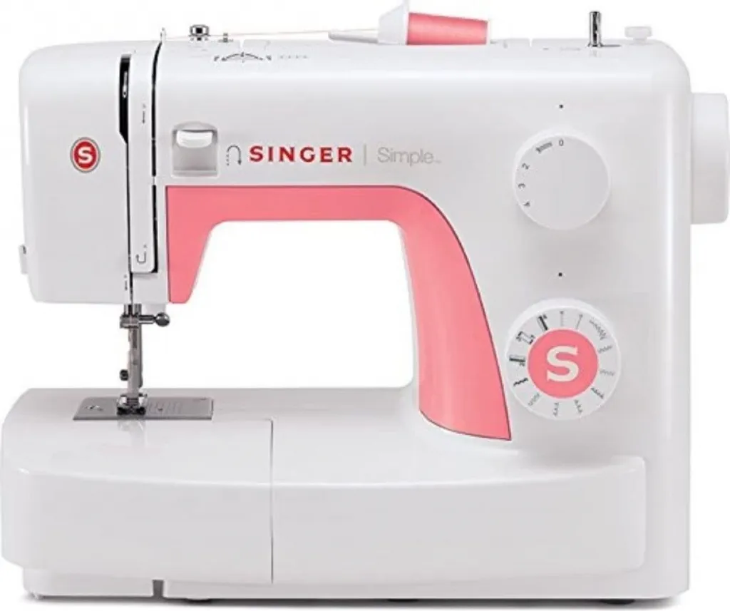 Singer Simple 3210 - Mechanische Nähmaschine, 10 Stiche, 120 V, Farbe White Und Pink 3 Singer Simple 3210 - Mechanische Nähmaschine, 10 Stiche, 120 V, Farbe White Und Pink