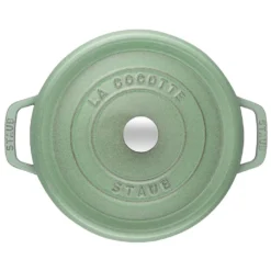 STAUB Cocotte Rund 28 Cm Salbei 12 STAUB Cocotte Rund 28 Cm Salbei -Smart Kitchen Store 56e0190cb5b8880f407693d8572930d2