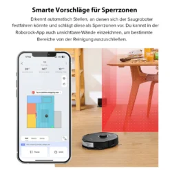 Roborock S8 Staubsauger Roboter Saugroboter 6000 Pa DuoRoller-Bürste VibraRise Wischen 3D-Mapping Reactive 3D-Hindernisumgehung (Schwarz) Mit 2pcs Mopp 25 Roborock S8 Staubsauger Roboter Saugroboter 6000 Pa DuoRoller-Bürste VibraRise Wischen 3D-Mapping Reactive 3D-Hindernisumgehung (Schwarz) Mit 2pcs Mopp -Smart Kitchen Store 574503506bd3ba27e20ec759e0a82f6b