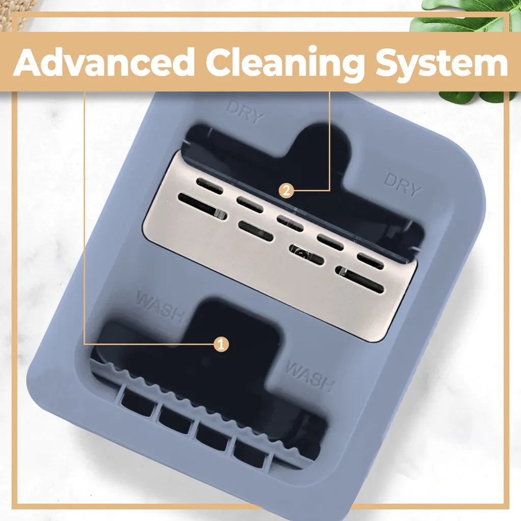 Bodenwischer Set Mit Eimer Und Profi Wischmopp Wischmop Teleskopstiel Flach Mopp Mop Clean Mikrofaser XL Wischbezug Alle Arten Von Böden Retoo 7 Bodenwischer Set Mit Eimer Und Profi Wischmopp Wischmop Teleskopstiel Flach Mopp Mop Clean Mikrofaser XL Wischbezug Alle Arten Von Böden Retoo – Bild 5