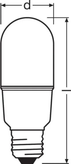 Osram LED Leuchtmittel Röhre Stick 8W = 60W E27 Matt 806lm Neutralweiß 4000K -Smart Kitchen Store 574fff909a4adc822a98671587d430e8