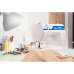 MEDION MD 15694 Digitale Nähmaschine/Knopflochautomatik/100 Stiche/100 Alphabetstiche/69 Doppel-Nadel-Stiche/LED-Nählicht/weiß -Smart Kitchen Store 576f68e30472969f45f6e41e75e96834