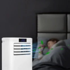 EINFEBEN Mobile Klimaanlage Klimagerät Eco R290, 5in1 WiFi Mobil Und Leise Mit Abluftschlauch & Fernbedienung, Kuehler & Entfeuchter Für Raeume Bis 38°C, Mobile Kuehlung Für Wohnung Und Büro, 9000 BTU Klimaanlagen -Smart Kitchen Store 590bb9ed20ba4ef02a114ba00df71008