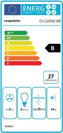 Dunstabzugshaube / Kaminhaube Respekta CH 22058 IXB 60cm Edelstahl -Smart Kitchen Store 5a3927f4085af10da57323b5ad4ee170