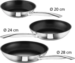 Schulte-Ufer Pfannen-Set Trio 3 Tlg. 20 / 24 / 28 Cm Pfanne Antihaft Induktion -Smart Kitchen Store 5aa87179318e2d8d3e45d0673a26a8c4