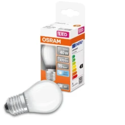 Osram LED Leuchtmittel Star P40 E27 4W Neutralweiß, Weiß Matt -Smart Kitchen Store 5af15d17ab84157aca03eddf94dbb0f2