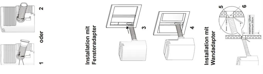 Fakir AC90 Klimagerät, Max. Raumgröße: 85 M³, 9.000 BTU/h 6 Fakir AC90 Klimagerät, Max. Raumgröße: 85 M³, 9.000 BTU/h – Bild 4
