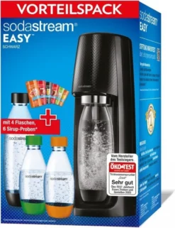 Sodastream Easy Vorteilspack Schwarz Mit 4 Flaschenund 5 Pepsi Sachets -Smart Kitchen Store 5c8d8c56aedcda037d52cce364022ae9