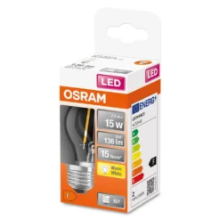 Osram LED Leuchtmittel Star Classic P15 E27 1,5W Warmweiß, Klar 18 Osram LED Leuchtmittel Star Classic P15 E27 1,5W Warmweiß, Klar -Smart Kitchen Store 5d3a8b3b9b395c3acdaed2787bd6351e