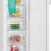 Bomann® Gefrierschrank Nofrost Freistehender 155 Liter Nutzinhalt, Total No Frost - Nie Wieder Abtauen - Schnellgefrierfunktion U. MultiAirflow-System, Türanschlag Wechselbar - GS 7325.1 Weiß -Smart Kitchen Store 5d5013e486e3e9a1980a2dc739b66939