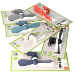 Mini-Ventilator Für Smartphones Mit USB-C Anschluss, Typ-C-Anschluss, Ventilator Für Smartphone, Farblich Sortiert -Smart Kitchen Store 5dff27867cf124450d2b3521e51a04ac