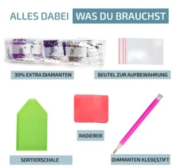 5D Diamond Painting - Die Niedliche Katze Mit Blume - 40x50 Cm - Ohne Rahmen -Smart Kitchen Store 5f3424aa5dcce03c32ff5f8ce348a9ef