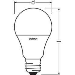 Osram LED Leuchtmittel Retrofit A60 E27 9,7W Warmweiß, Dimmbar, Weiß Matt -Smart Kitchen Store 5f7f4202d8d573e8084527fcadb505b9