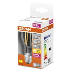 Osram LED Leuchtmittel Superstar Classic A E27 9W Warmweiß, Dimmbar, Klar -Smart Kitchen Store 6046c2b1caad0e193465e20145cf41bd