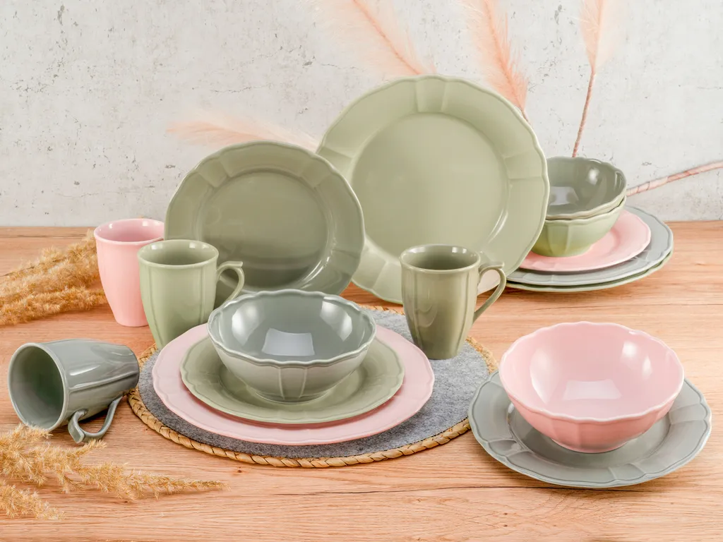 CreaTable 23819 Kombiservice Flora Colors Für 4 Personen, Porzellan, Mehrfarbig (1 Set, 16-teilig) 4 CreaTable 23819 Kombiservice Flora Colors Für 4 Personen, Porzellan, Mehrfarbig (1 Set, 16-teilig) – Bild 2