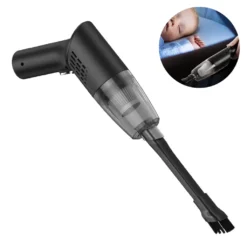 Mini-Staubsauger, Kabelloser Handstaubsauger, 10000 Pa Starke Saugkraft, Tragbarer Auto-Staubsauger, Wiederaufladbar Für Zuhause/Auto/Büro, Nebelblau ,Black -Smart Kitchen Store 60a27f422a0d69c66d39396bb3220ef8