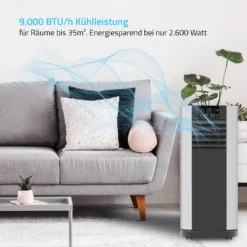 Home Deluxe 4in1 Mobile Klimaanlage Klimagerät Mit Fensterabdichtung + Timer 16 Home Deluxe 4in1 Mobile Klimaanlage Klimagerät Mit Fensterabdichtung + Timer -Smart Kitchen Store 60ad1499b8443d57681c17e20c1eda24