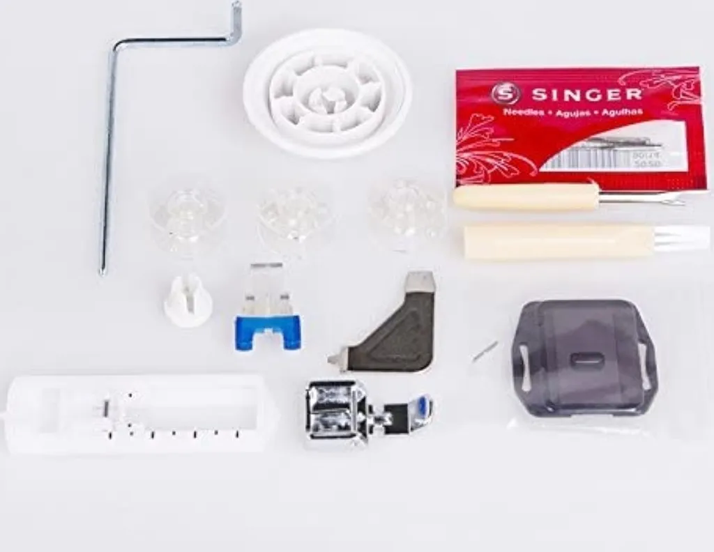 Singer Simple 3210 - Mechanische Nähmaschine, 10 Stiche, 120 V, Farbe White Und Pink 5 Singer Simple 3210 - Mechanische Nähmaschine, 10 Stiche, 120 V, Farbe White Und Pink – Bild 3