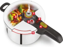 Tefal Secure 5 Neo, Schnellkochtopf, Ca. 6 Liter, Durchmesser 22 Cm -Smart Kitchen Store 60ce3081abd4d2692e2e3d176e6f5748