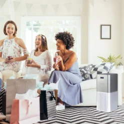 Genius Invictus Air Luftreiniger | Reinigt 400m3/h | Entfernt 99,95% Viren, Staub Und Für Allergiker Durch HEPA-Filter | Einstellbarer Timer | Luftqualitätsanzeige -Smart Kitchen Store 60ed2c537b63b35302984aeebfb5b95b