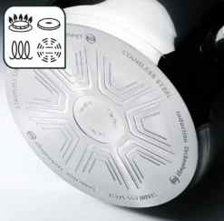 Tefal Duetto 3-teiliges Bratpfannen-Set, 20/24/28 Cm, Antihaftbeschichtung, Geeignet Für Alle Herdarten, Auch Für Induktionsherde, Edelstahl/schwarz -Smart Kitchen Store 6121922e309797c47758d99aef41e458