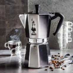 Bialetti Moka Express - 12 Tassen Espressokocher -Smart Kitchen Store 637b0b23c478b6ef3309f45438e883f0