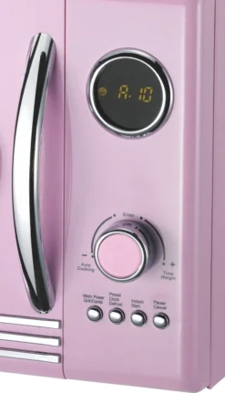 Melissa 16330125 CLASSICO Retro Pink Rosa 25 Liter Mikrowelle Mit Grill -Smart Kitchen Store 63d7aa52f47d081bfe4f5d85b98f179d