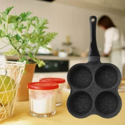 4-Loch-Omelettpfanne,Burger Egg Ham Pancake Maker,Antihaftpfanne -Smart Kitchen Store 63f5dadeae3f1af21f46f4f6062cda16
