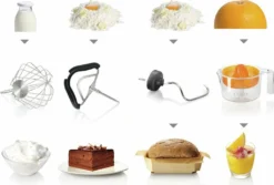 BOSCH Küchenmaschine »MUM59M55«, 1000 Watt -Smart Kitchen Store 640a6f35084b251bd46b8b86cd3a92d4