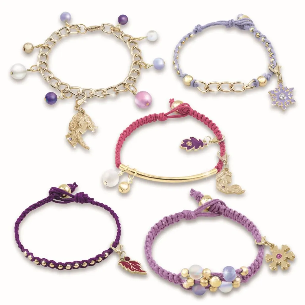 Make It Real Spielwaren Frozen II Kristall-Traum Schmuck Mit Swarovski-Kristallen Schmuck-Bastelsets Basteln & Kreativitätsspielzeug 5 Make It Real Spielwaren Frozen II Kristall-Traum Schmuck Mit Swarovski-Kristallen Schmuck-Bastelsets Basteln & Kreativitätsspielzeug – Bild 3