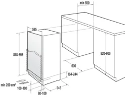 Gorenje - RIU609EA1 - Unterbau-Kühlschrank - Festtür-Technik -Smart Kitchen Store 65b0e8618accf250706b0cdb0c129810