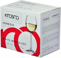 KROSNO Venezia Weißweinglas, 6er-Set, 250 Ml -Smart Kitchen Store 660edc40e4bf071208180ec68a3fb8c0