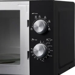 Sharp R204BA Solo-Mikrowelle 6 Leistungsstufen - 800 Watt Leistung Schwarz/Silber -Smart Kitchen Store 66735825b9408f5160cd514cff98077c