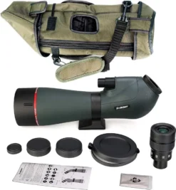 Svbony SV406P ED Spektiv 20-60x80, Doppelter Fokus Spektive Vogelbeobachtung Austauschbares Astronomie-Okular, Wasserdichtes Bak4 Prisma Monokular Fernrohr Einsatzbereit -Smart Kitchen Store 66bdfe92a1a14735806d5799844ff931