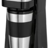 Clatronic KA 3733 Kaffeemaschine Für Coffee To Go, Inkl. 0,4 Liter Kaffeebecher Aus Edelstahl, Ideal Für Auto, Büro Und Unterwegs, Schwarz -Smart Kitchen Store 6734d19db2aee7ff7eaa36b2bc9c89e2