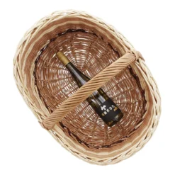 Einkaufskorb 'Farbenmix' Füllkorb Flechtkorb Natur Bügel Einkauf Flaschen -Smart Kitchen Store 6751ec47e96e8cc575356b48b868f660