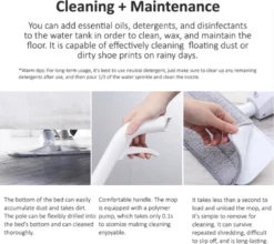 Deerma TB500 Mop Mit Wasserspray, 360° Drehung, 350ml Behälter, 1x Reinigungstuch -Smart Kitchen Store 67882d0f37f8d0fbe77012c136896b51