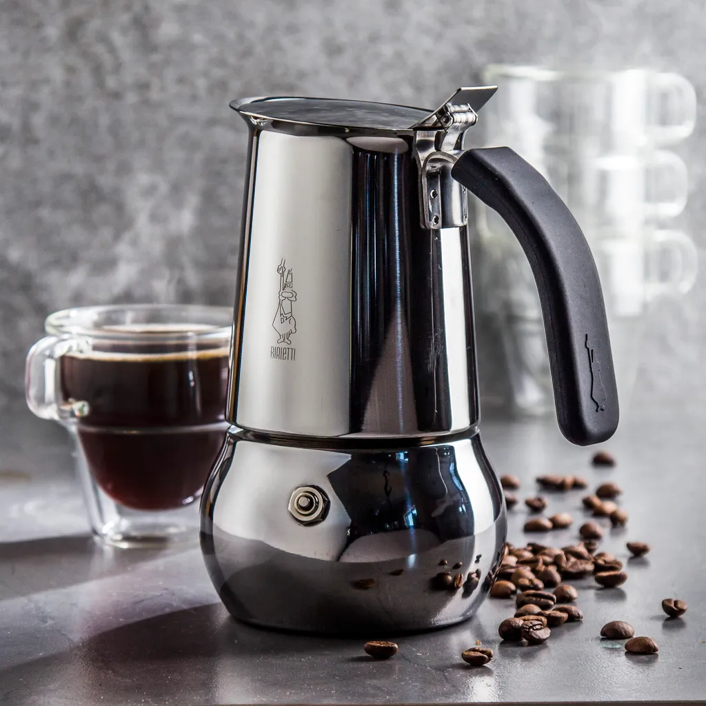 Bialetti Kitty 0,23 L Schwarz, Edelstahl - Italienische Kaffeemaschinen (0,23 L, Schwarz, Edelstahl, 4 Tassen, Edelstahl, Kitty, 1 Stück(e)) 9 Bialetti Kitty 0,23 L Schwarz, Edelstahl - Italienische Kaffeemaschinen (0,23 L, Schwarz, Edelstahl, 4 Tassen, Edelstahl, Kitty, 1 Stück(e)) – Bild 7