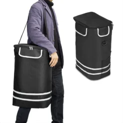 Monzana 2in1 Einkaufstrolley 56L Bis 50 Kg Klappbar Abnehmbare Tasche Handwagen Einkaufswagen Einkaufshilfe Roller, Farbe:schwarz -Smart Kitchen Store 68e85c15d528ee7c369de941b4bff72c