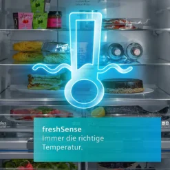 Siemens KG39NXICF IQ300 Kühl-Gefrier-Kombination, 203 X 60 Cm, 260 L Kühlen + 103 L Gefrieren, HyperFresh Längere Frische, NoFrost Nie Wieder Abtauen, AntiFingerprint Schutz Vor Fingerabdrücken -Smart Kitchen Store 692aadc3a72edee0567153c1356d5a45