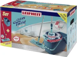 LEIFHEIT Bodenwischerset Clean Twist System Evo -Smart Kitchen Store 69f8174dce383c6f126041ead5e98f15